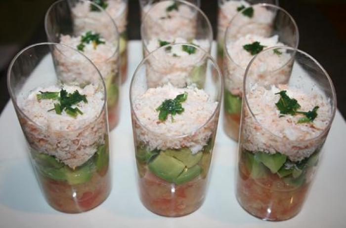 Verrines-à-l'antillaise