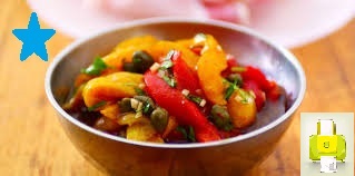 Salade de poivrons marinés Salade-de-poivrons-marinés