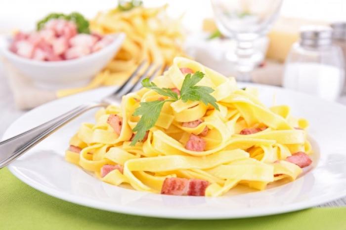 Tagliatelles-carbonara