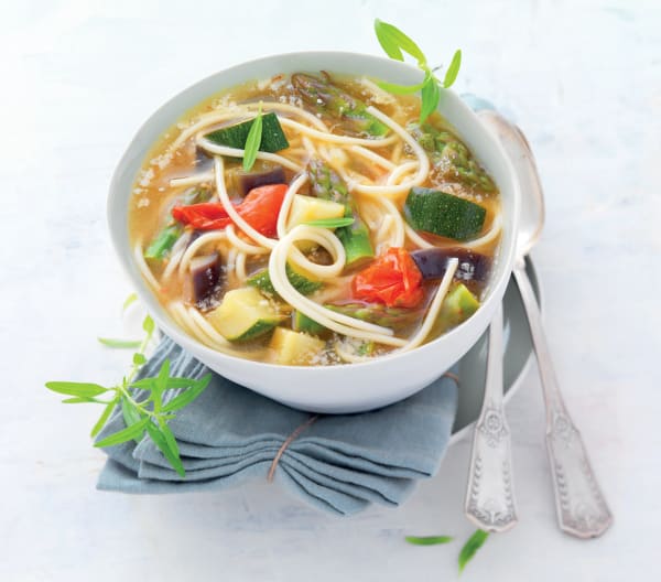 One pot pasta, spaghetti aux légumes One-pot-pasta,-spaghetti-aux-légumes