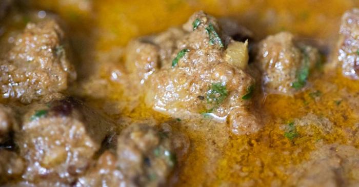 Massaman curry de boeuf thailandais