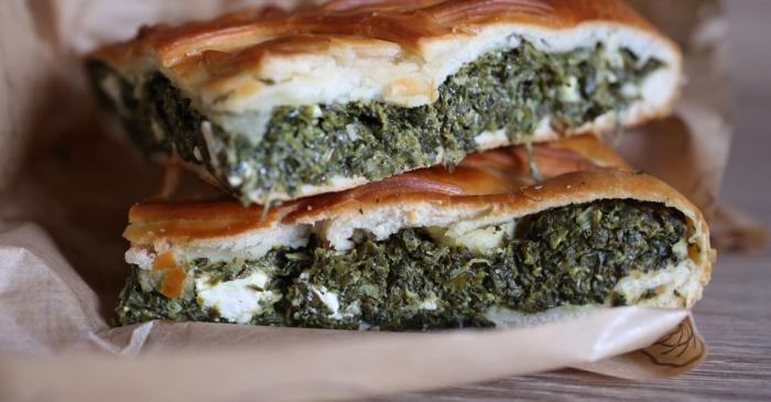 Spanakopita grecque aux epinards et feta