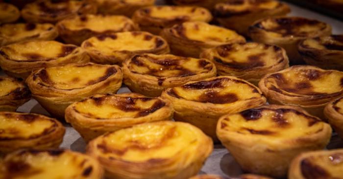 Pastel de nata (flan portugais a la pate feuilletee)