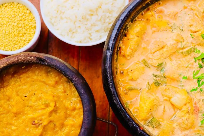 Moqueca de bahia, ragout de poisson bresilien au lait de coco