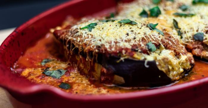 Parmigiana di melanzane (gratin d'aubergines)
